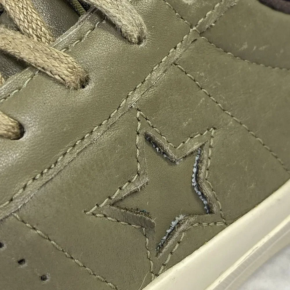 Converse One Star Pro CONS Leather Sneaker Size 9M 10.5W 153707C Jute/Parchment - Picture 8 of 11